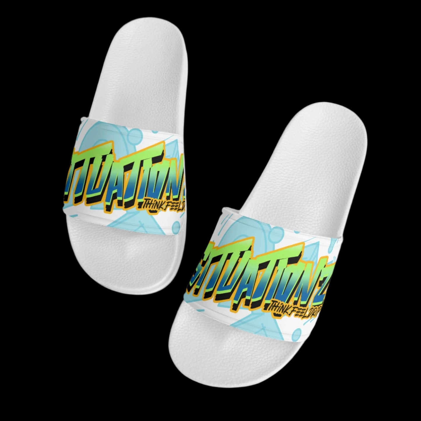 SZ. Graffiti Slides 6 Colors