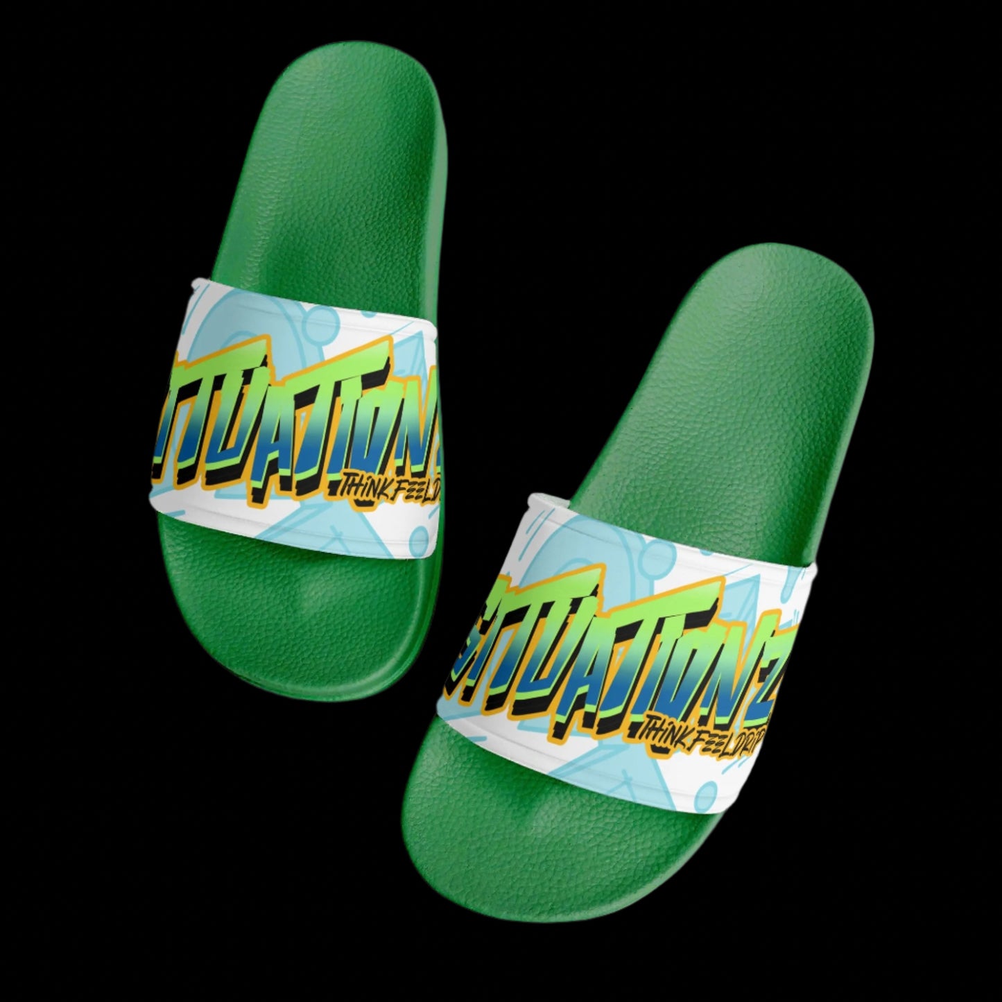 SZ. Graffiti Slides 6 Colors