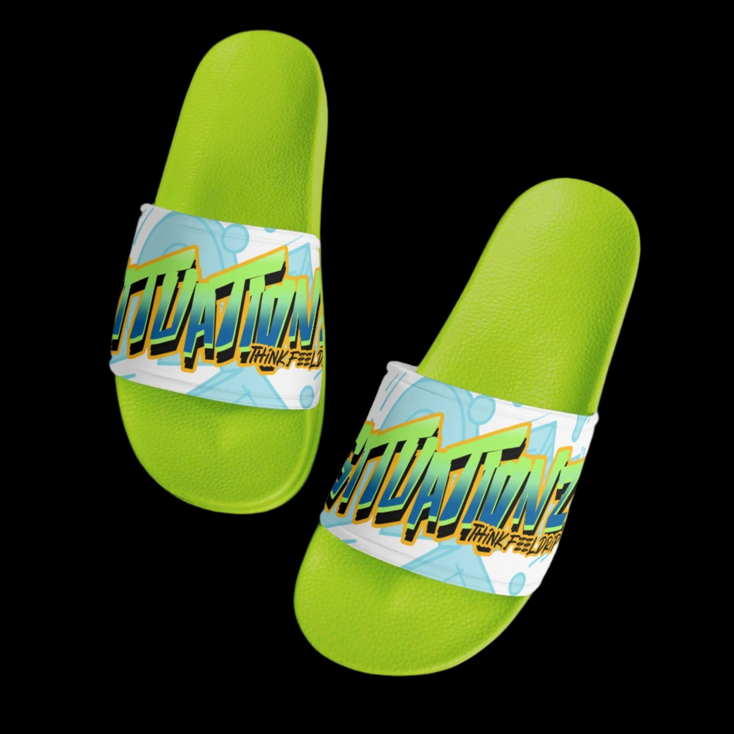 SZ. Graffiti Slides 6 Colors