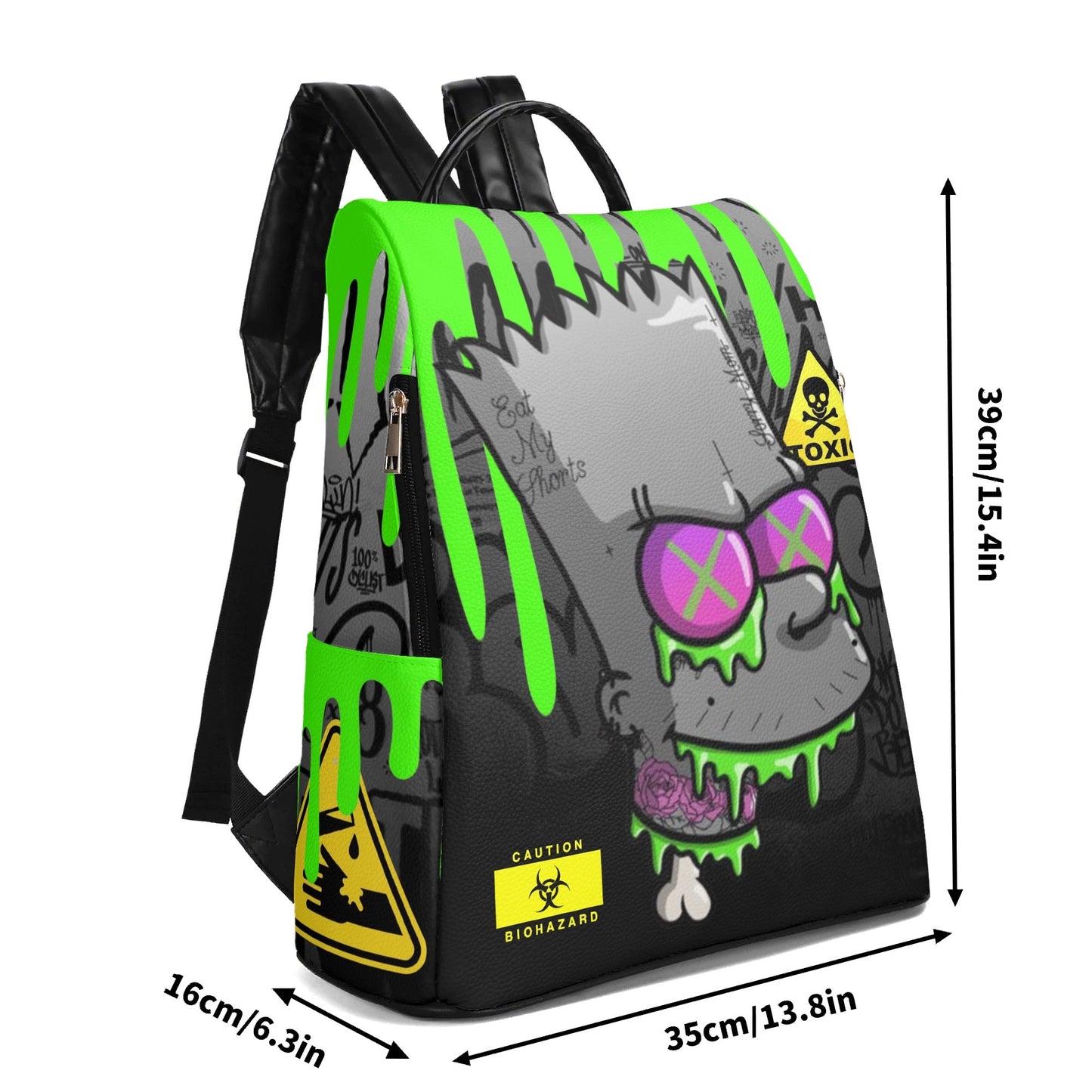 Toxic. (Leather Daypack)