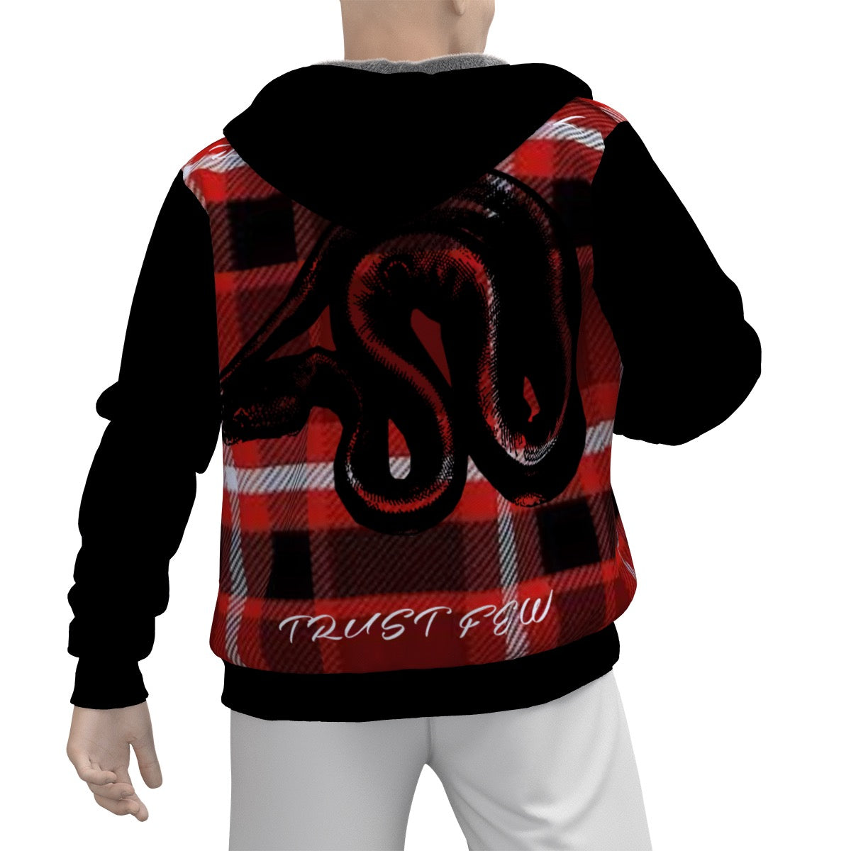 Sherpa Fleece Zip Up Hoodie