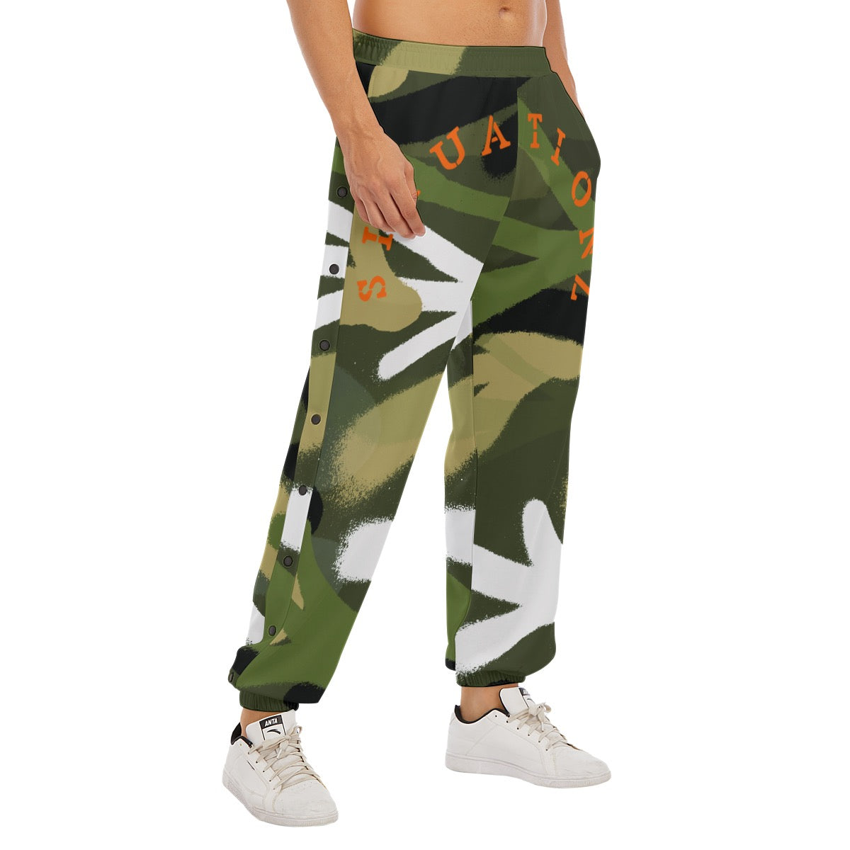 Jogger Button Bottoms