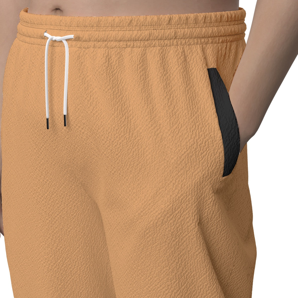 Textured Casual Pants