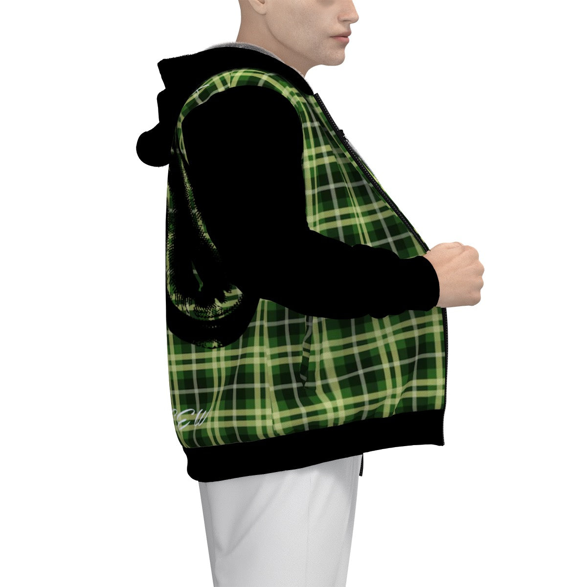 Sherpa Fleece Zip Up Hoodie