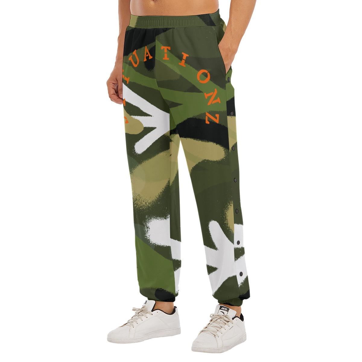 Jogger Button Bottoms