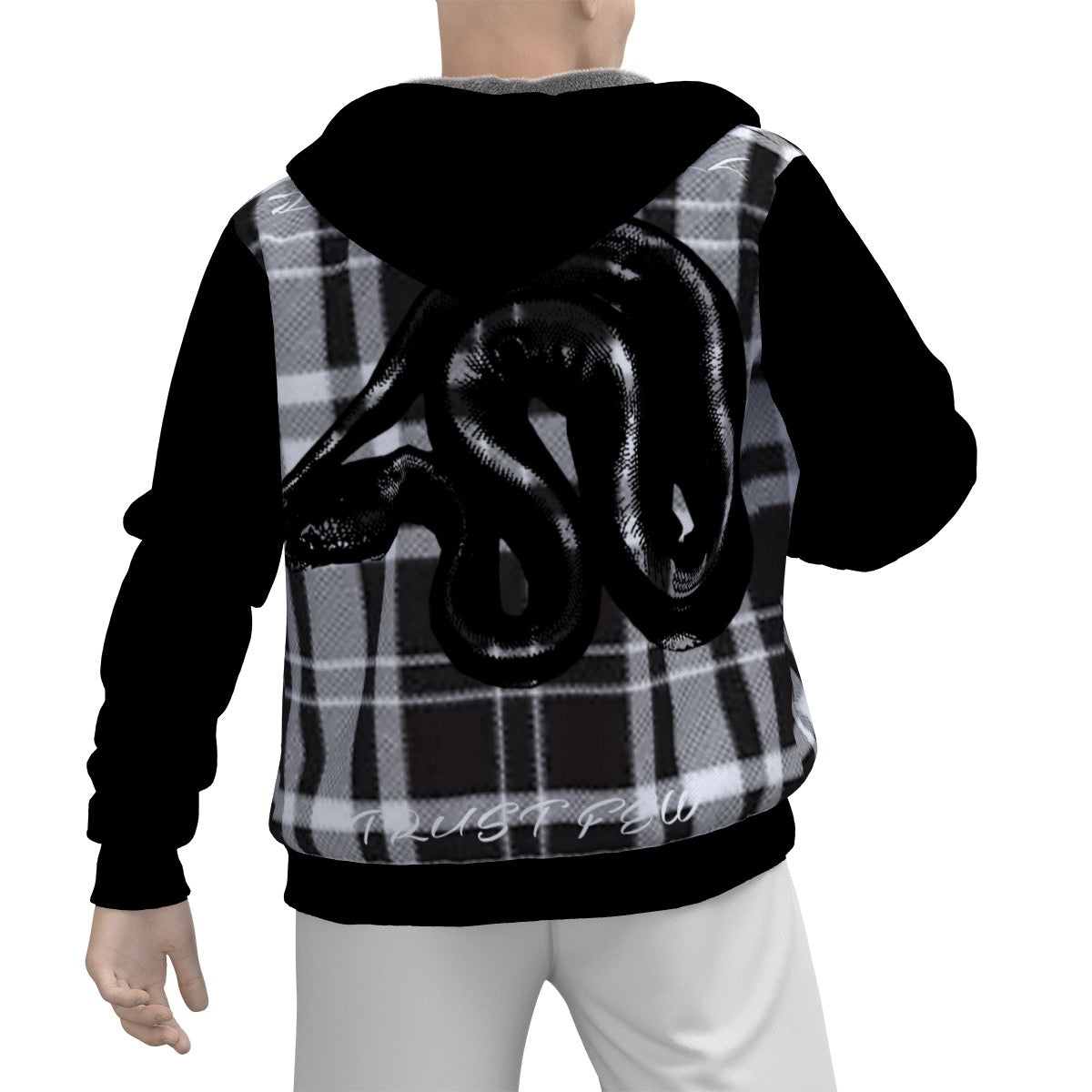 Sherpa Fleece Zip Up Hoodie