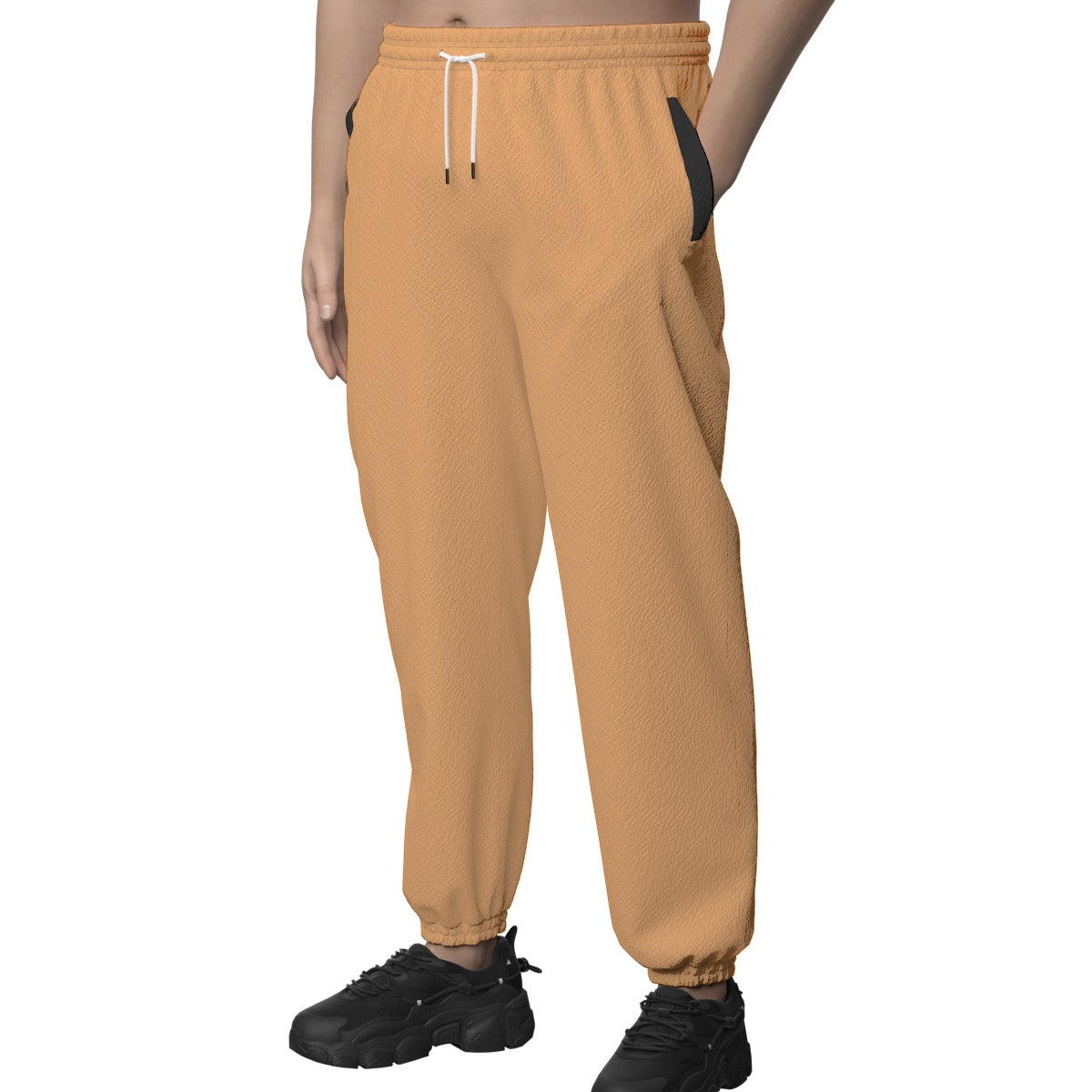 Textured Casual Pants