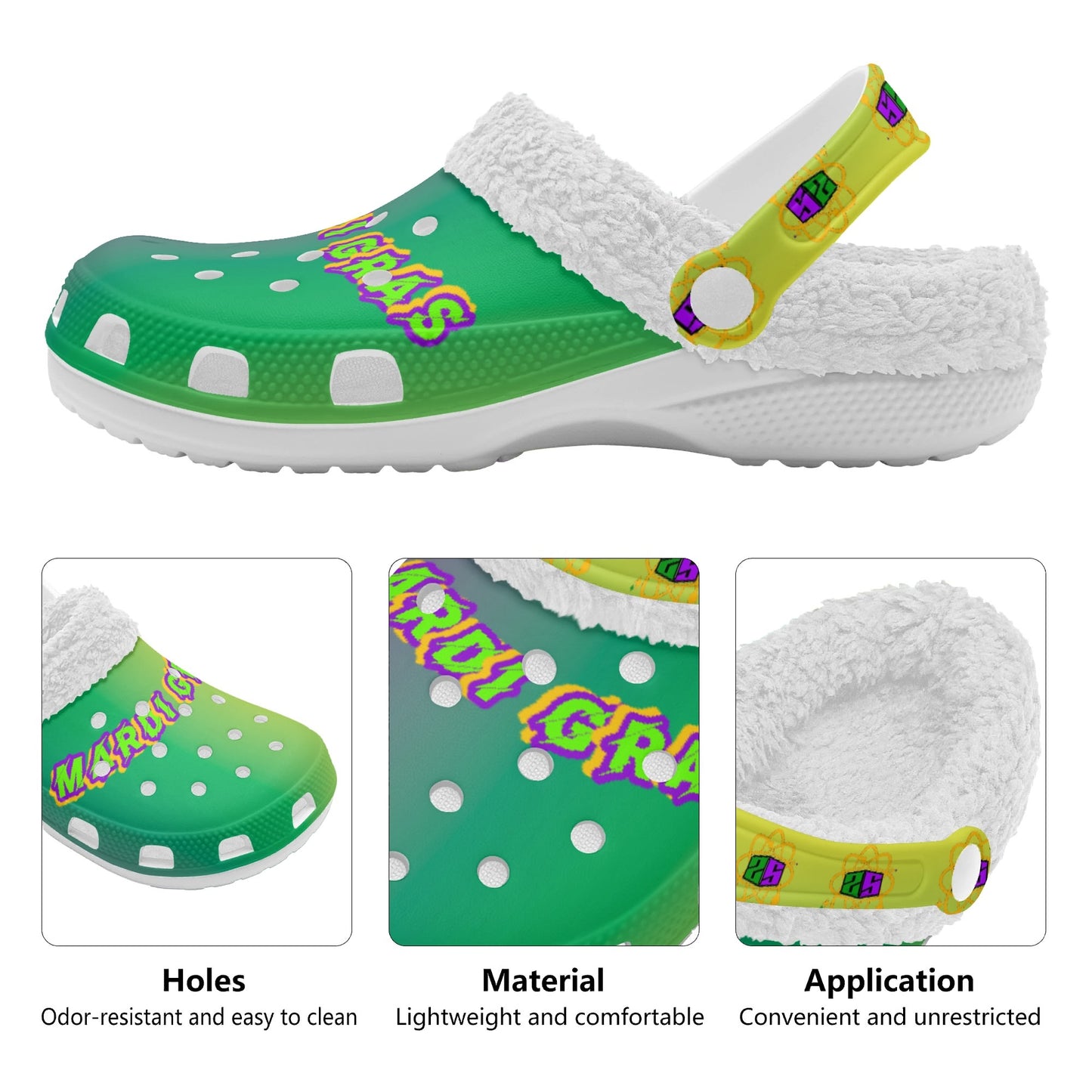 Mardi Gras Sandals