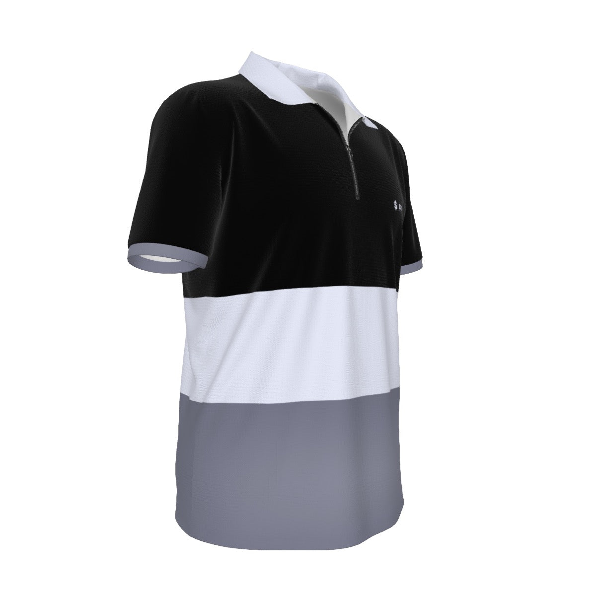 Polo Shirt with  Zipper