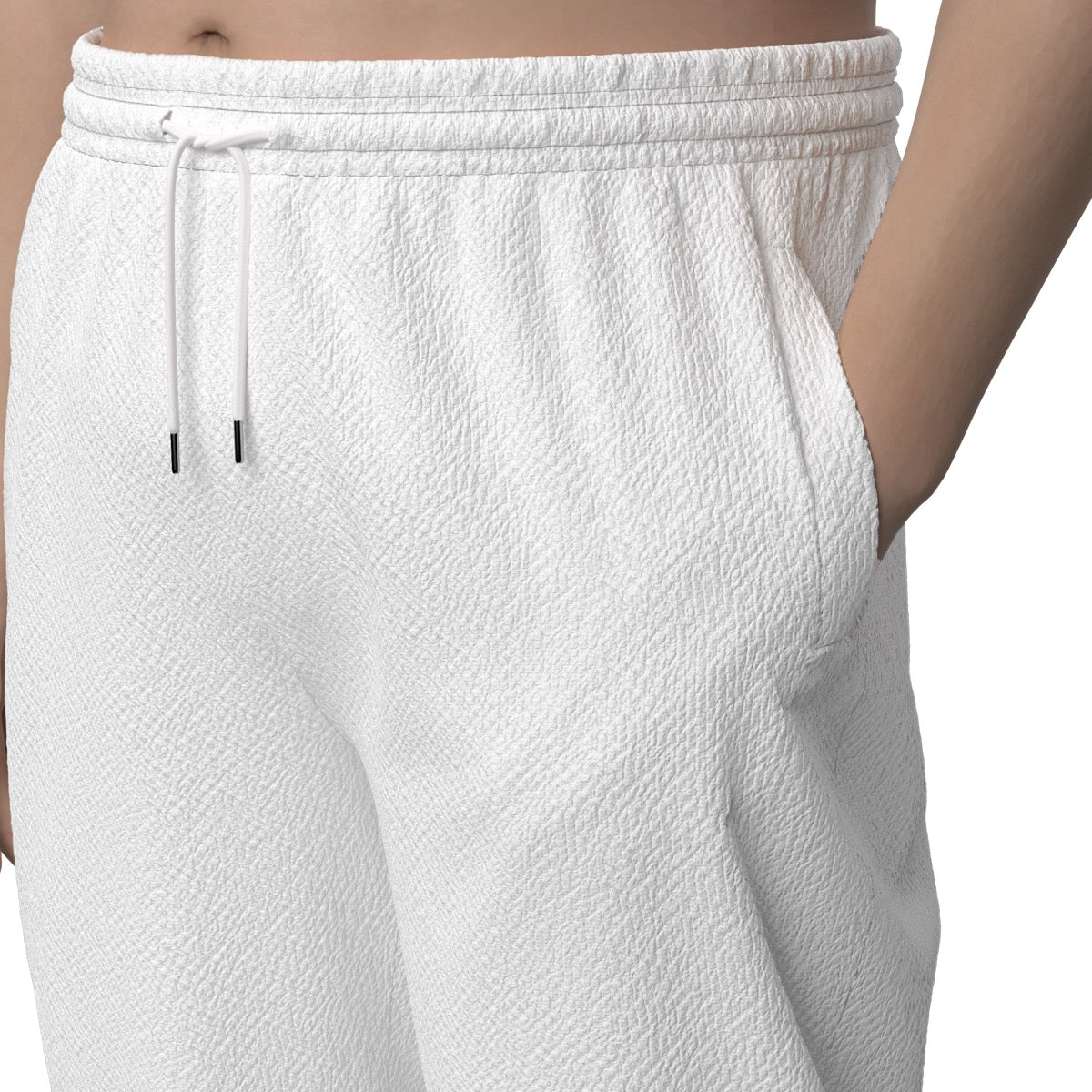 Textured Casual Pants