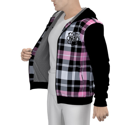 Sherpa Fleece Zip Up Hoodie