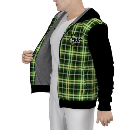 Sherpa Fleece Zip Up Hoodie