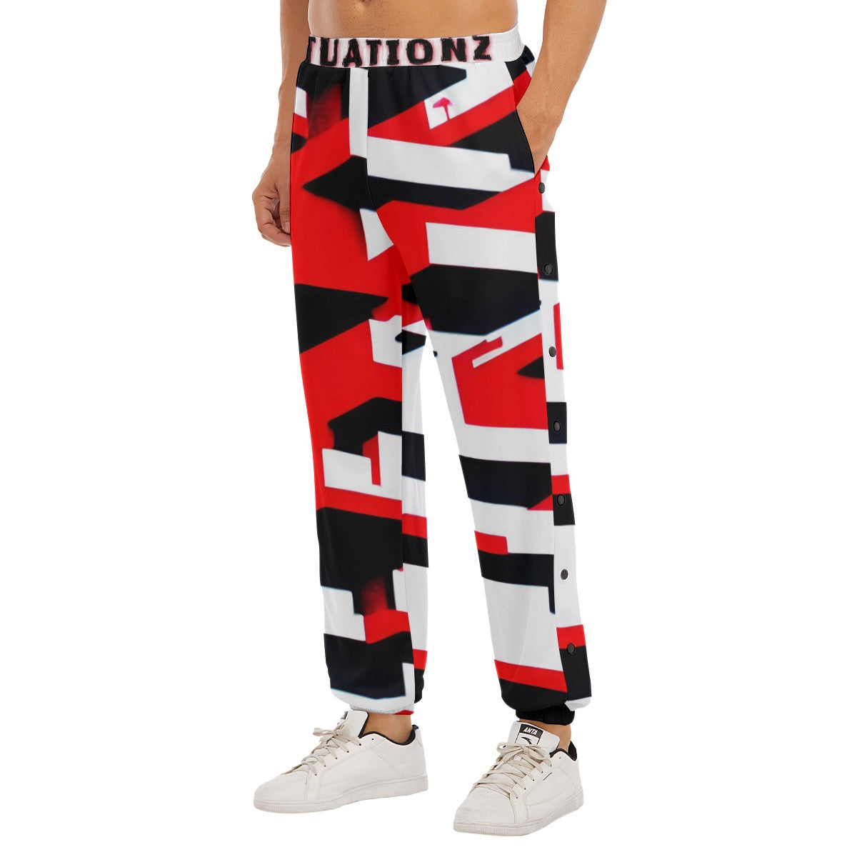 Jogger Button Bottoms