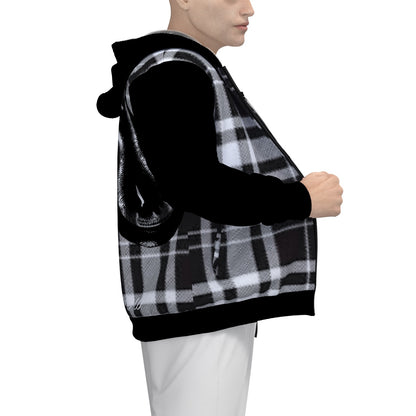 Sherpa Fleece Zip Up Hoodie