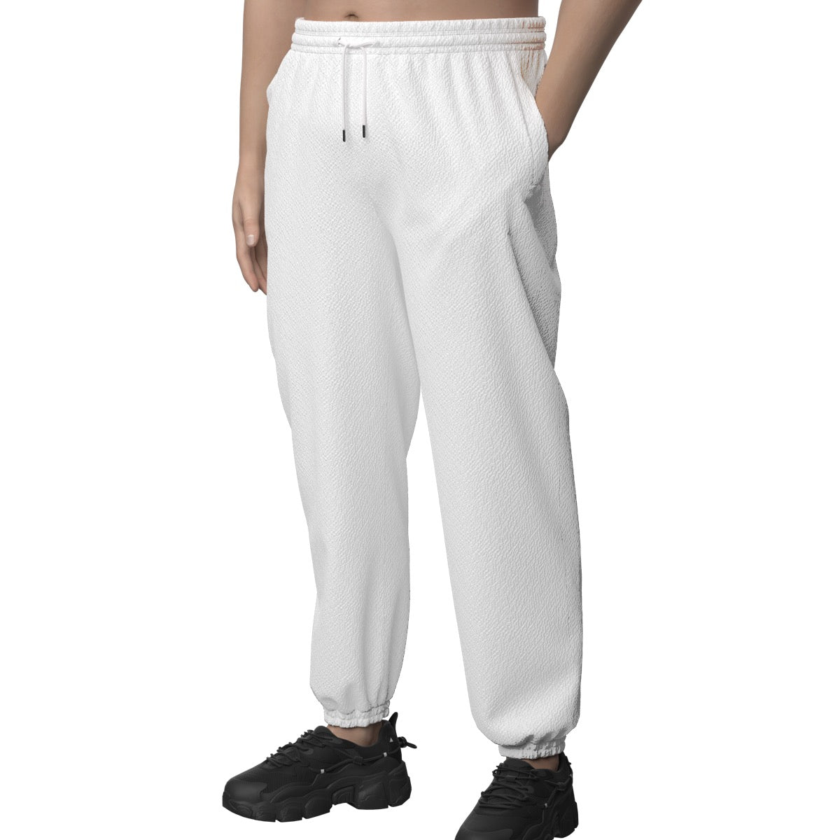 Textured Casual Pants