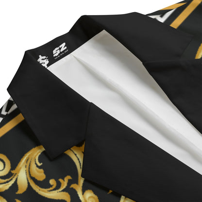 Flat Lapel Collar Blazer