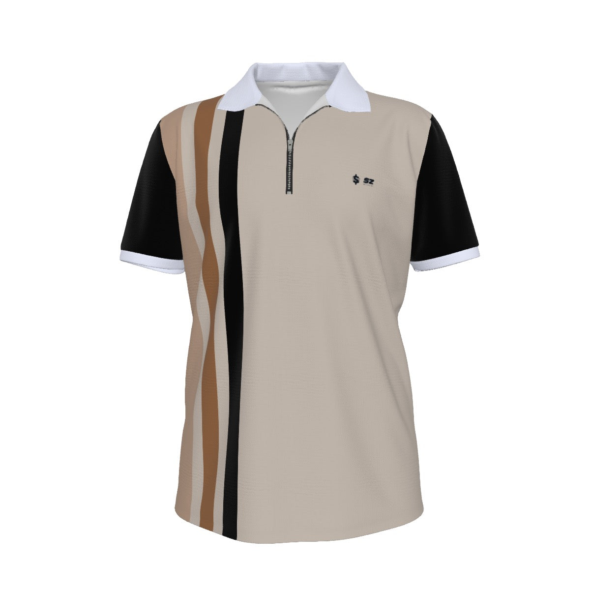 Polo Shirt With Zipper