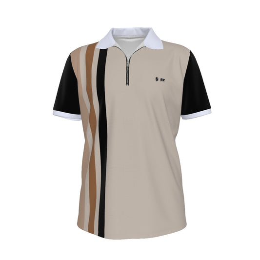 Polo Shirt With Zipper
