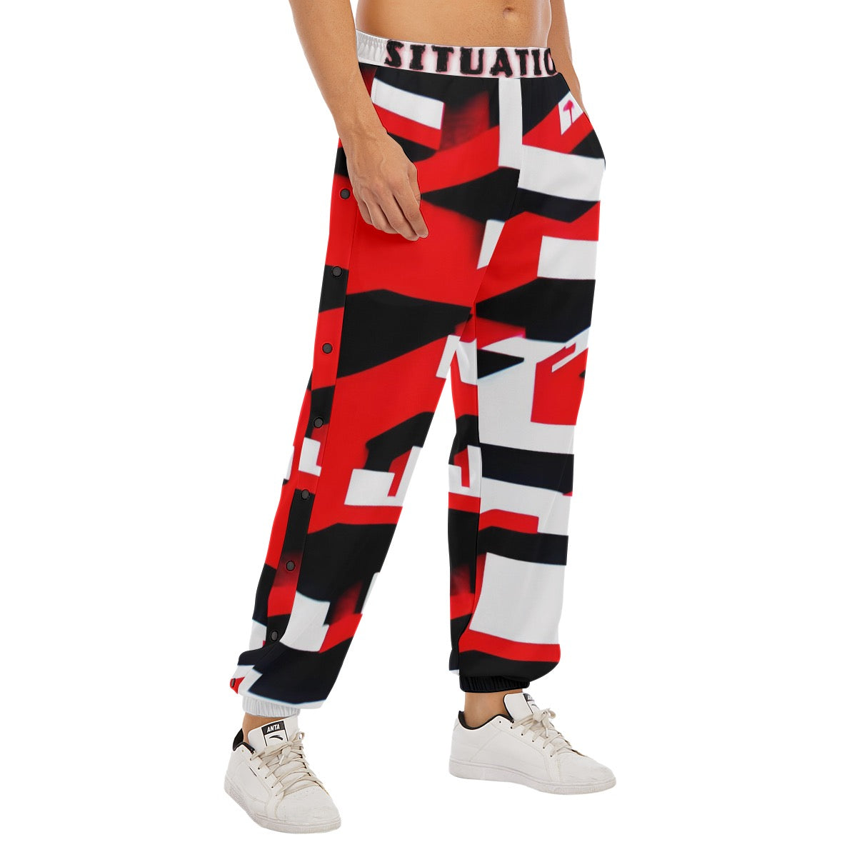 Jogger Button Bottoms