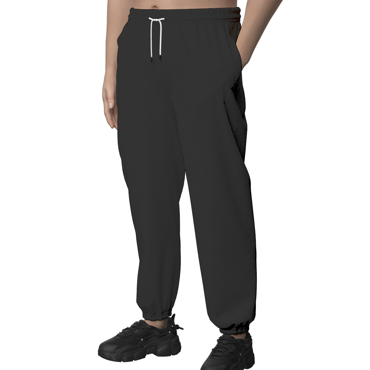 Textured Casual Pants