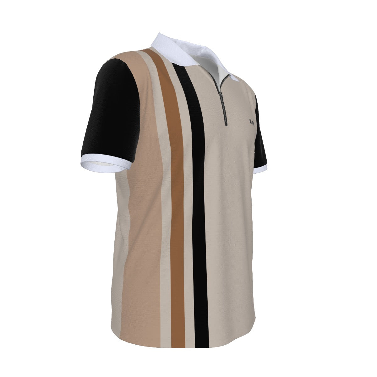 Polo Shirt With Zipper