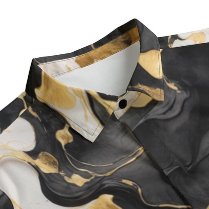 Lapel Collar Shirt With Concealed Placket