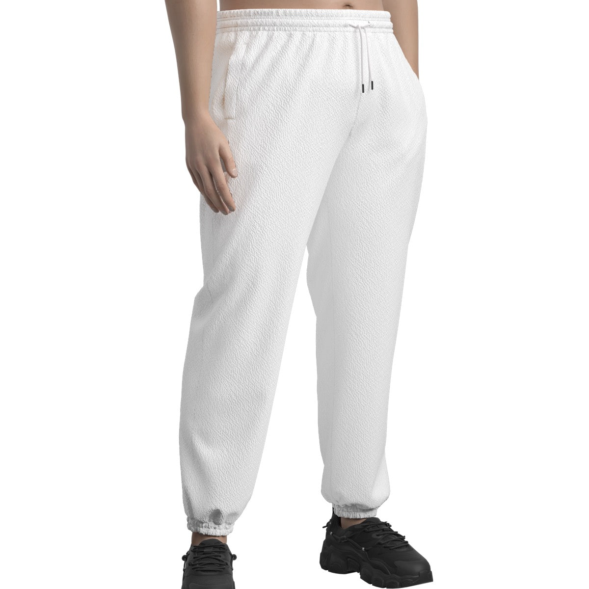 Textured Casual Pants