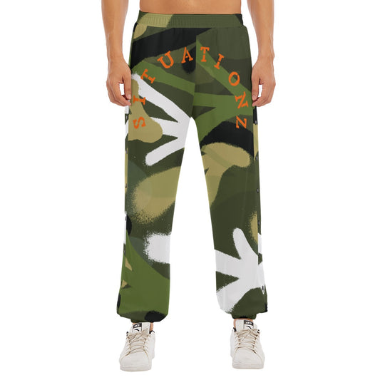 Jogger Button Bottoms