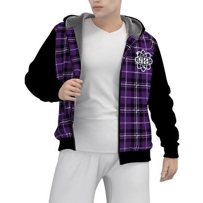 Sherpa Fleece Zip Up Hoodie