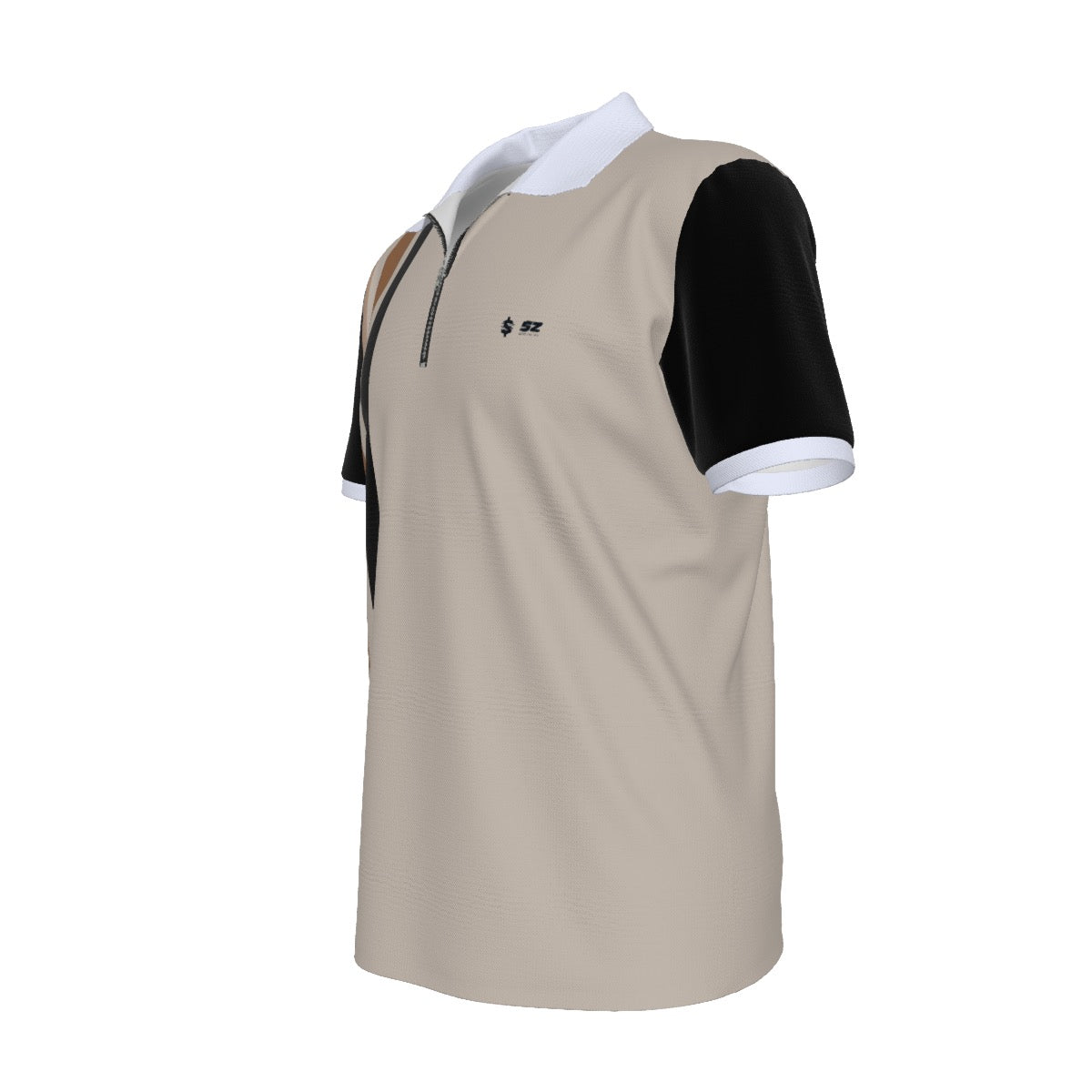 Polo Shirt With Zipper