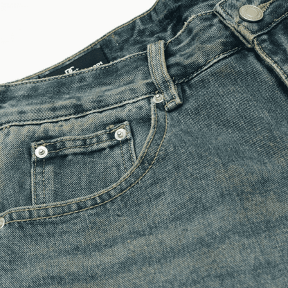 Camouflage Denim Shorts