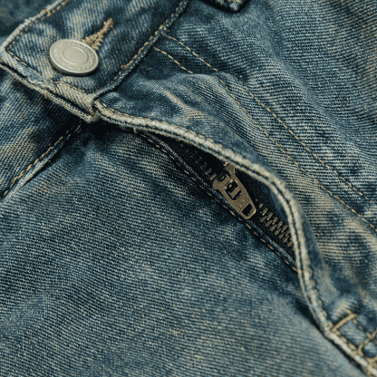 Camouflage Denim Shorts