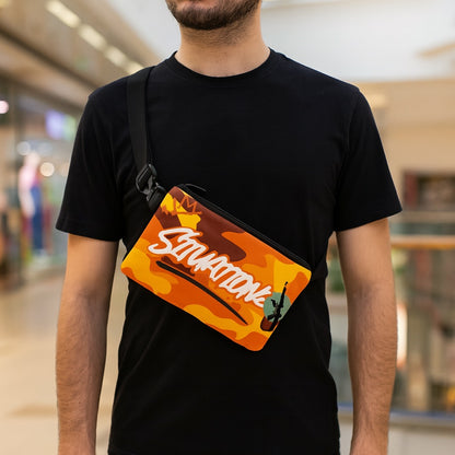 Amber Viel. (Leather crossbody bag)