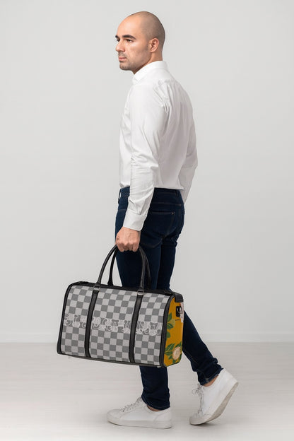 City Bloom. (Leather Duffle Bag)