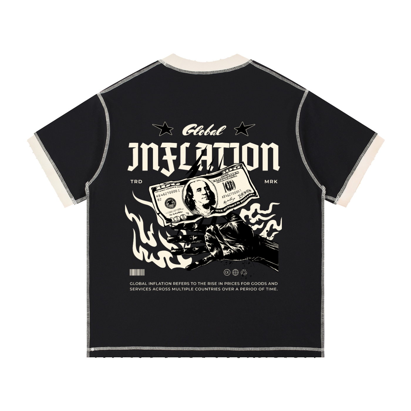 Inflation. Track Set (Apricot) with shirt